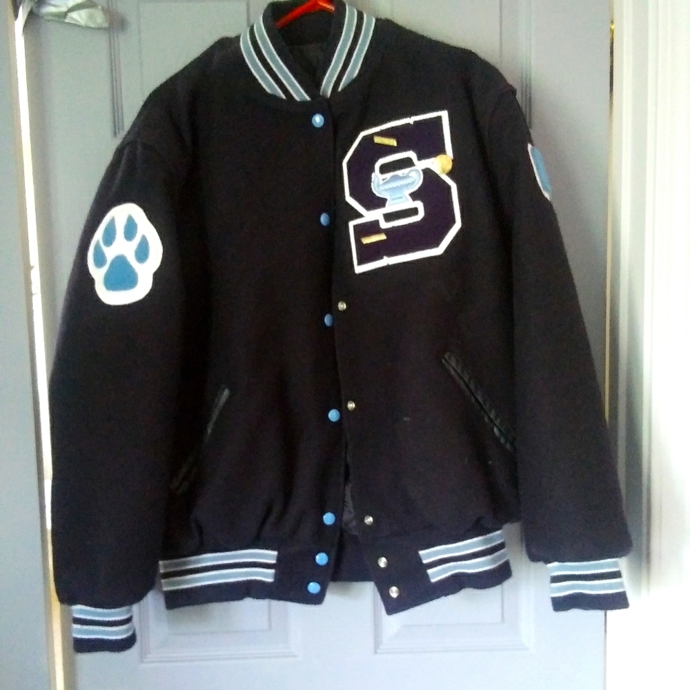 High school varsity bomer jacket school spirit